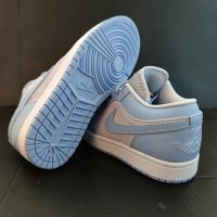 Nike Air Jordan 1 Low Blue Grey Soft Нови Оригинални Дамски Обувки Маратонки Размер 38 Номер 24см , снимка 6 - Маратонки - 40513489