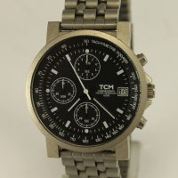 TCM Chronograph Мъжки Кварцов Часовник , снимка 3 - Мъжки - 40103992