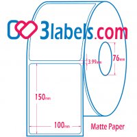 3labels гланцови бели етикети от PP (полипропилен) супер премиум за инкджет (inkjet) печат 100х150мм, снимка 2 - Консумативи за принтери - 39755309