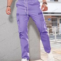 Нов модерен мъжки ежедневен спортен панталон с цип, 8цвята, снимка 4 - Панталони - 44053900