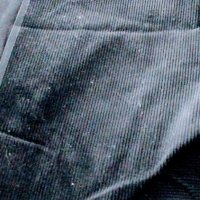 Памучен плат дребно черно кадифе дъл.3 м.шир.0.90 см, снимка 2 - Платове и дамаски - 43323052