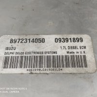 ECU OPEL Combo 1.7DTI 09391899, 09 391 899, 8972314050, 89723-14050, DCWB DG , компютър опел комбо а, снимка 4 - Части - 43391448