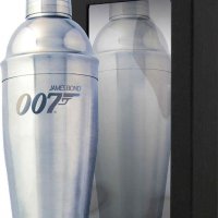 нов шейкър за коктейли JAMES BOND '007 SPECTRE' SILVER оригинал, снимка 1 - Други - 28167919