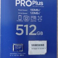 Оригинална SD карта памет Samsung 512 gb, снимка 11 - Карти памет - 43241944