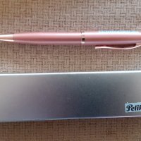 химикалка Пеликан розова в метална кутия, Peliкan Rose Pink, красива и елегантна, оригинална, снимка 5 - Ученически пособия, канцеларски материали - 44110797