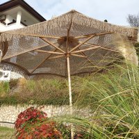 Плетени чадъри тип макраме за градина, плаж, ресторант или бийч бар, снимка 9 - Градински мебели, декорация  - 43956841