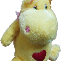 Хипопотам със сърце 40см., плюшена играчка, снимка 1 - Плюшени играчки - 38468402