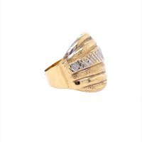 Златен дамски пръстен 2,17гр. размер:54 14кр. проба:585 модел:20538-2, снимка 3 - Пръстени - 43402365