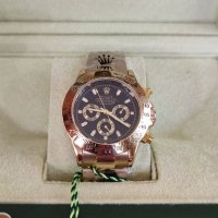 Дамски луксозен часовник Rolex Daytona Oyster Perpetual Cosmograph Gold 40 mm. Original box , снимка 7 - Дамски - 32832885