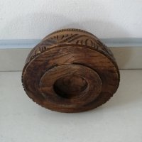 Дървена купа 12.5 см. , снимка 2 - Други стоки за дома - 40460678
