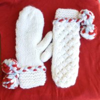 Плетени ръкавици H&M - с подплата поларена- зимни! , снимка 6 - Ръкавици - 26919525