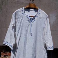 Старинна женска нощница,риза #4, снимка 4 - Антикварни и старинни предмети - 26659575