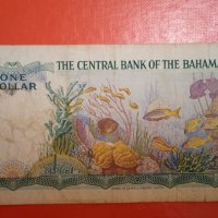 Банкнота 1 долар Бахами , снимка 2 - Нумизматика и бонистика - 39520035