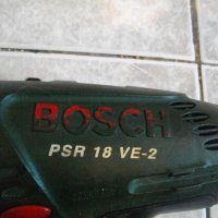 Bosch PSR 18 VE-2-Винтоверт-18 Волта-Швейцарски-Оригинален-Двускоростен, снимка 6 - Други инструменти - 34760419