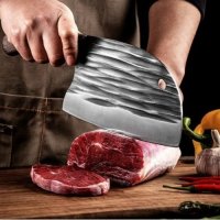 Професионален здрав кухненски масивен готварски сатър за месо, снимка 3 - Прибори за хранене, готвене и сервиране - 44071049