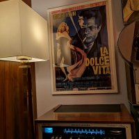 Постер с рамка classic Italian movie, Art, Cinema, La Dolche Vita, снимка 1 - Списания и комикси - 34742484
