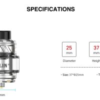 Vandy Vape Kylin V3 RTA , снимка 6 - Вейп без пълнители - 40519008