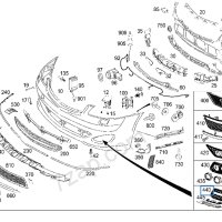 Декоративна решетка за дневна светлина Mercedes w221 2009-2013 facelift , снимка 3 - Части - 43981580