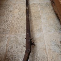 Дълга кремъчна пушка кремаклийка, снимка 4 - Антикварни и старинни предмети - 43421129