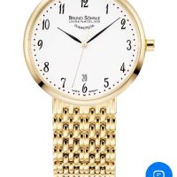 Позлатен дамски часовник BRUNO SOHNLE , снимка 7 - Луксозни - 43967058