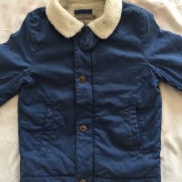 Детско яке за момче H&M, за 140 см височина, почти ново, цип и копчета, снимка 3 - Детски якета и елеци - 34799496