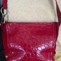 Дамска чанта естествена кожа и естествен велур Nicoli , снимка 1 - Чанти - 24576225