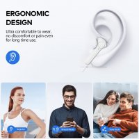 Нови безжични спортни слушалки с калъф за зареждане и шумопотискане, снимка 7 - Bluetooth слушалки - 35602287