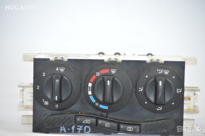 Панел контрол климатик за Mercedes A-Class, W168, 1997-2005г., 168 830 0485, 1688300485, Q142600, снимка 1
