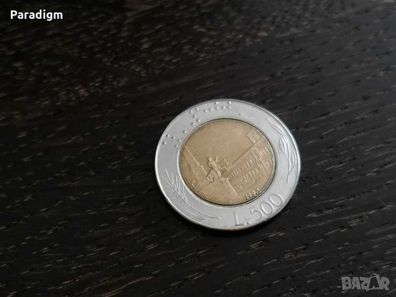 Монета - Италия - 500 лири | 1992г., снимка 1