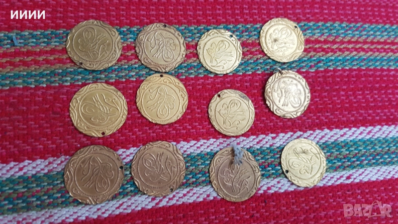 Позлатени монети за накит , снимка 1