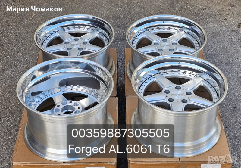 Ковани джанти 19 цола Ac Schnitzer Type II ( Разглобяема джанта ), снимка 1