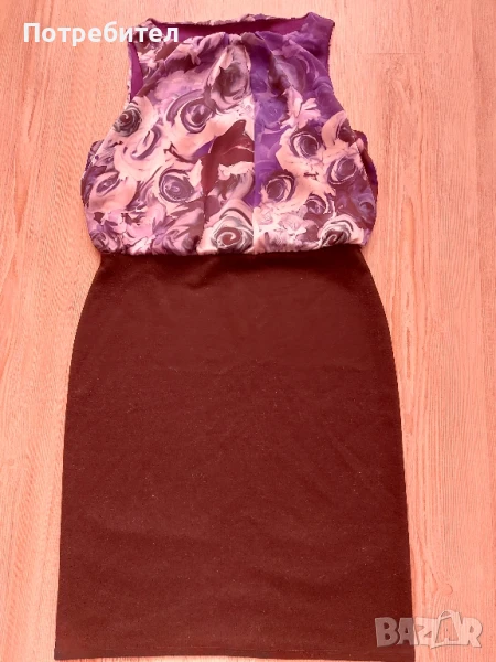 Официална рокля без ръкави М-L, снимка 1