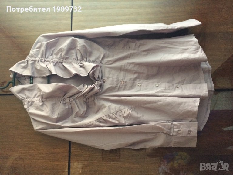 дамска риза с дълъг ръкав с подарък ръчно изработенобижу, снимка 1