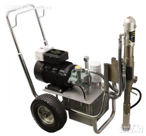 Машина за нанасяне на шпакловка и безвъздушно боядисване CIMEX HPS 12.220, снимка 1