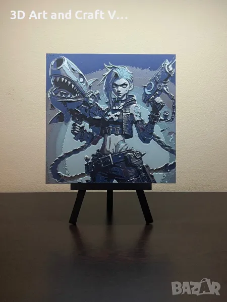 Релефна картина Jinx - Arcane, снимка 1