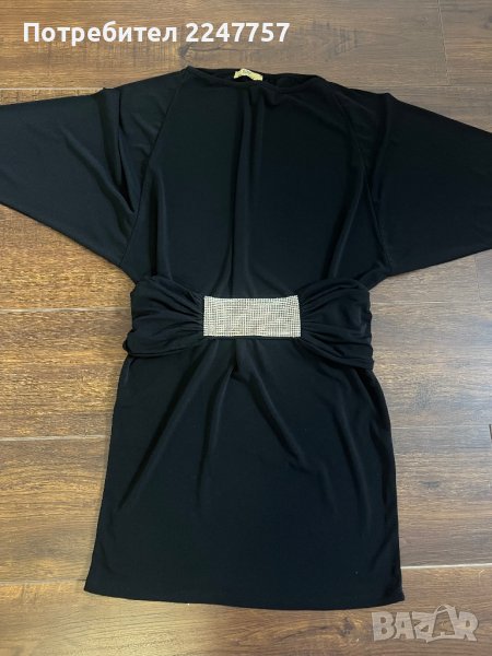 Черна къса официална рокля размер М, снимка 1