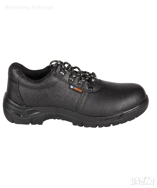 Дамски работни обувки, eстествена кожа, с бомбе Stenso BASIC LOW S3, номер 37, снимка 1