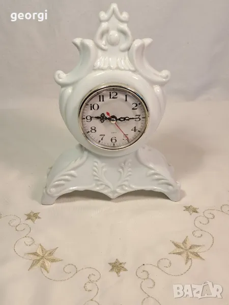 порцеланов настолен часовник 23/4, снимка 1