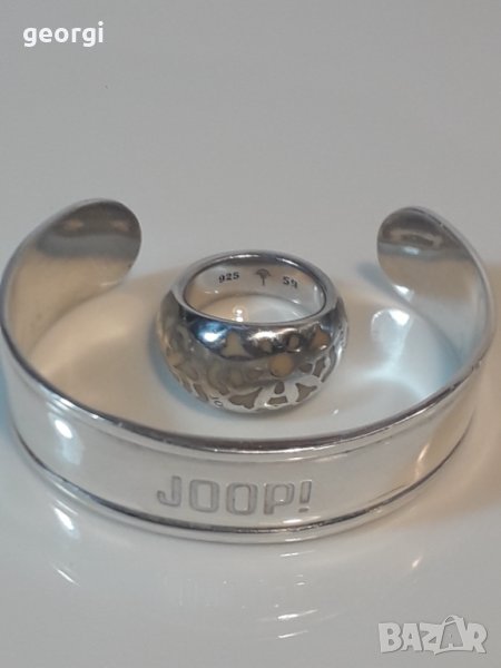 Сребърна гривна и пръстен Joop!, снимка 1
