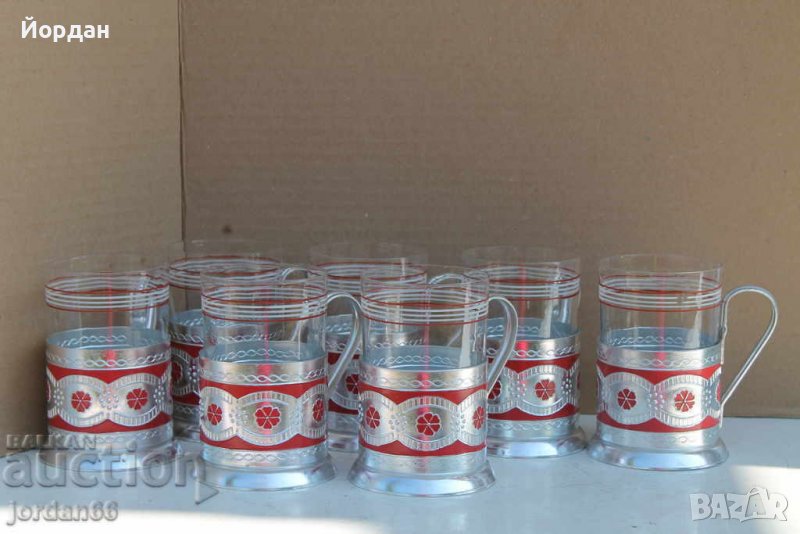 7бр Руски подстакани 1980-1990г, снимка 1