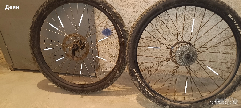 Капли с гуми и венец касета 27.5 цола, снимка 1