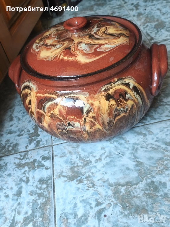 Глинен гювеч 6л, снимка 1