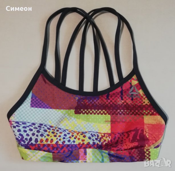 Reebok Printed Sport Bra оригинално бюстие XS Рийбок спорт фитнес, снимка 1