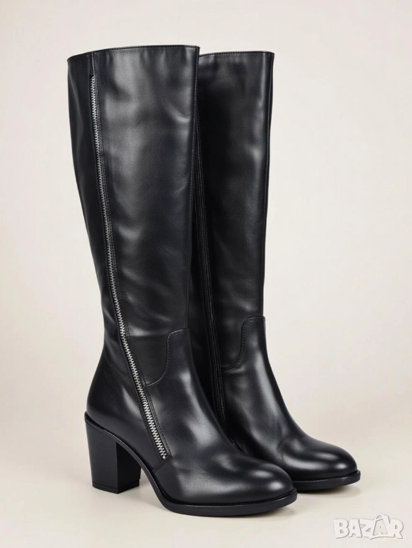 Дамски ботуши, размер 40, естествена кожа, снимка 1