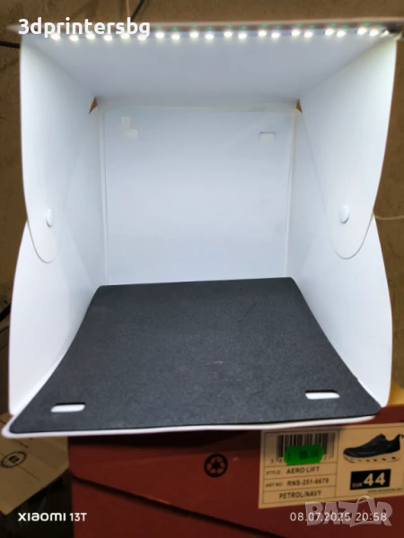 Палатка за продуктова фотография с LED осветление, снимка 1