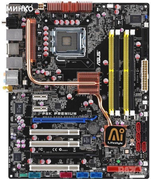 P5K Premium/WiFi-AP ,Q6600 6gb ddr2 , снимка 1