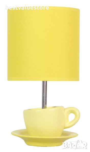 Настолна Лампа Жълта Чаша Кафе 1х60 W E27 , снимка 1