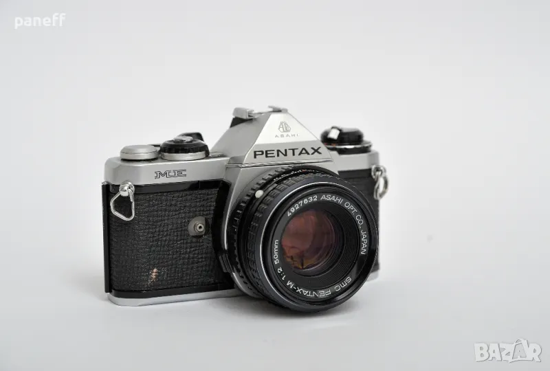 фотоапарат - Pentax ME с обектив - Pentax SMC-M 1:2 50mm , снимка 1