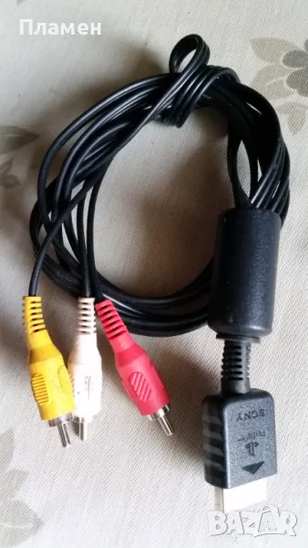 Композитен audio video кабел за PlayStation 1, PlayStation 2, PlayStation 3, снимка 1