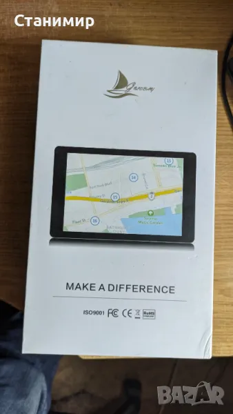 Навигация за камион Goldbay 7" с 3 програми за навигация, снимка 1